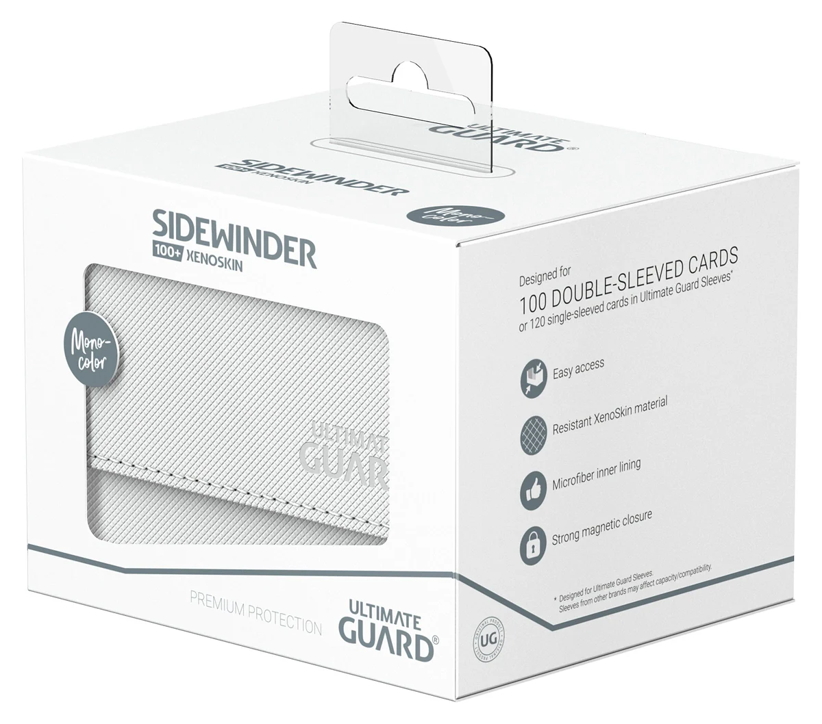 Ultimate Guard Sidewinder 100+ Xenoskin - White - Image 7